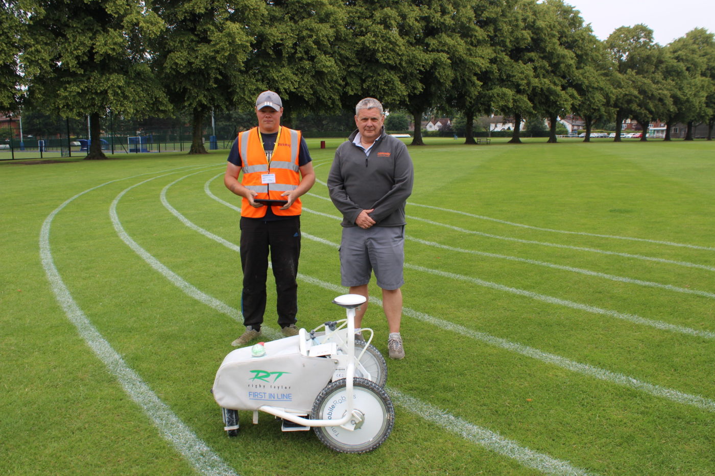 PRICE PER PITCH SAVINGS MAKE RIGBY TAYLOR’S TINYLINEMARKER  A ‘NO-BRAINER’ FOR MIDLANDS CONTRACTOR